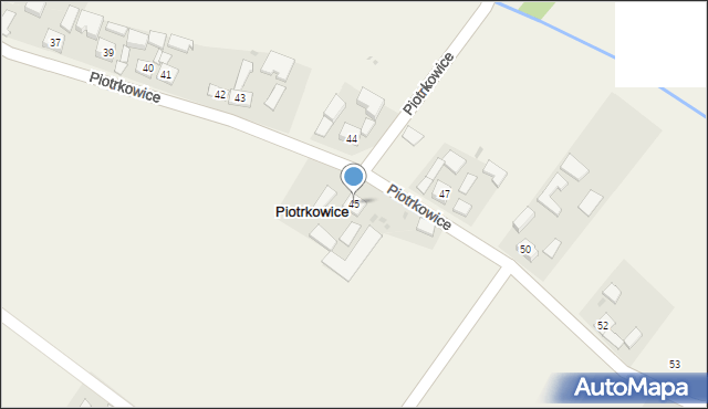 Piotrkowice, Piotrkowice, 45, mapa Piotrkowice