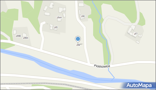 Piotrkowice, Piotrkowice, 164, mapa Piotrkowice