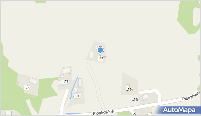 Piotrkowice, Piotrkowice, 175, mapa Piotrkowice