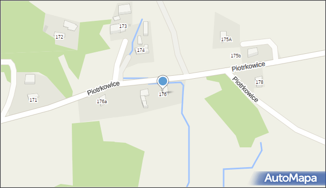 Piotrkowice, Piotrkowice, 176, mapa Piotrkowice