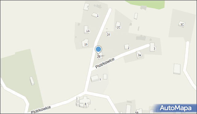 Piotrkowice, Piotrkowice, 2B, mapa Piotrkowice