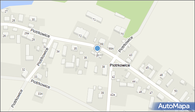 Piotrkowice, Piotrkowice, 37, mapa Piotrkowice