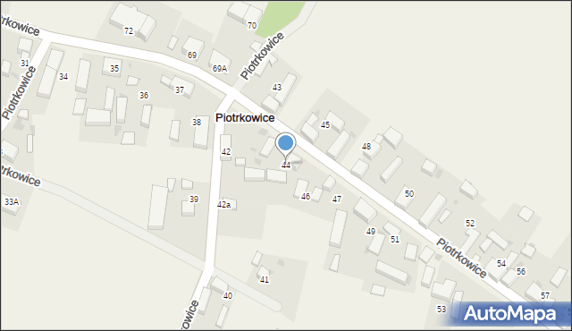 Piotrkowice, Piotrkowice, 44, mapa Piotrkowice