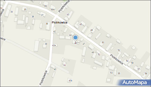 Piotrkowice, Piotrkowice, 46, mapa Piotrkowice