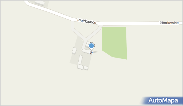 Piotrkowice, Piotrkowice, 66, mapa Piotrkowice