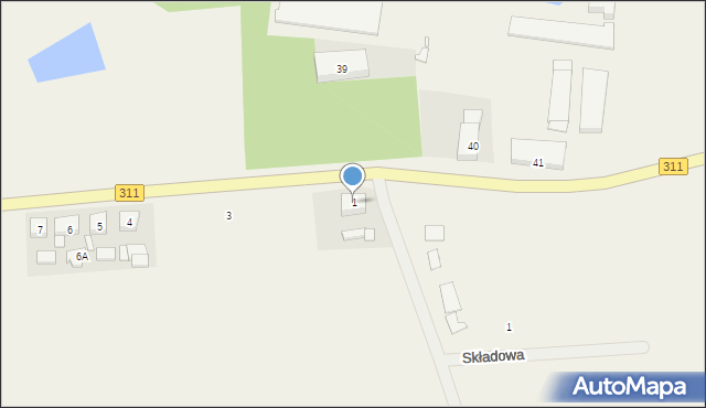 Piotrkowice, Piotrkowice, 1, mapa Piotrkowice