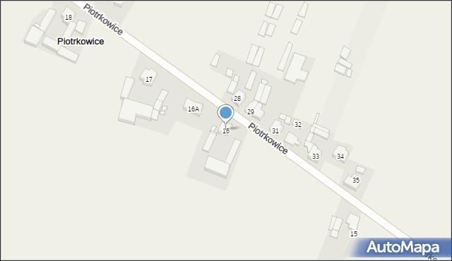 Piotrkowice, Piotrkowice, 16, mapa Piotrkowice