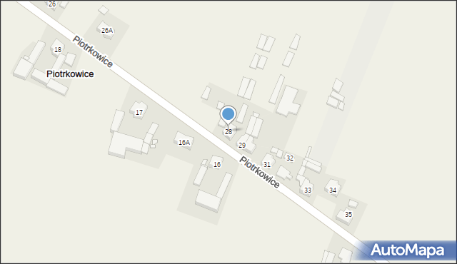 Piotrkowice, Piotrkowice, 28, mapa Piotrkowice