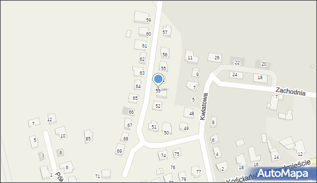 Piotrkowice, Piotrkowice, 53, mapa Piotrkowice