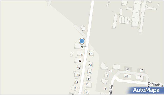Piotrkowice, Piotrkowice, 59, mapa Piotrkowice
