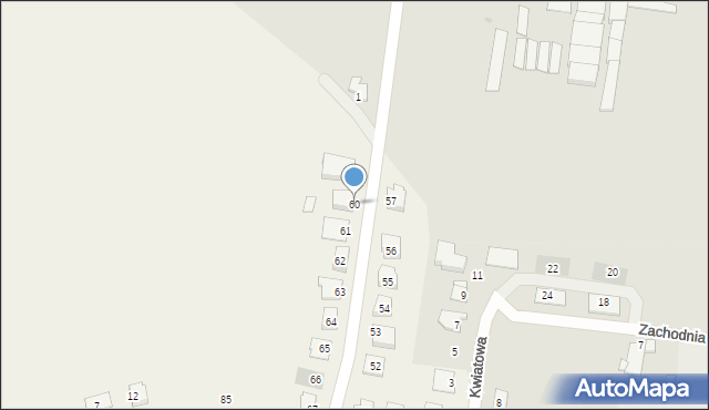 Piotrkowice, Piotrkowice, 60, mapa Piotrkowice