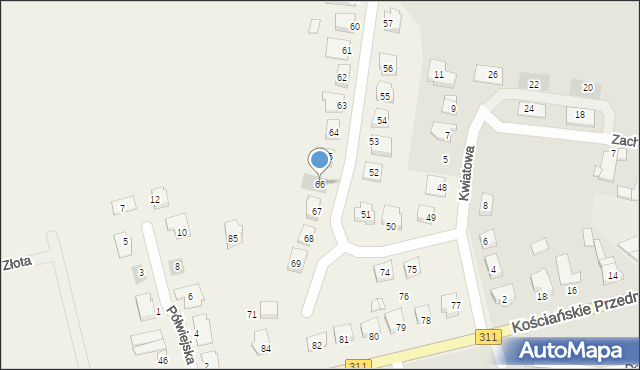 Piotrkowice, Piotrkowice, 66, mapa Piotrkowice