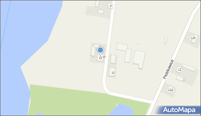 Piotrkowice, Piotrkowice, 11, mapa Piotrkowice