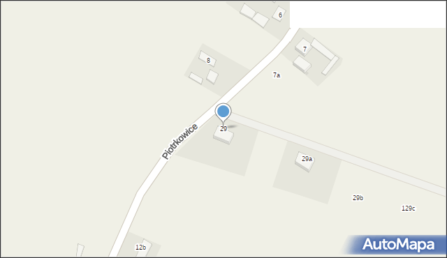 Piotrkowice, Piotrkowice, 29, mapa Piotrkowice