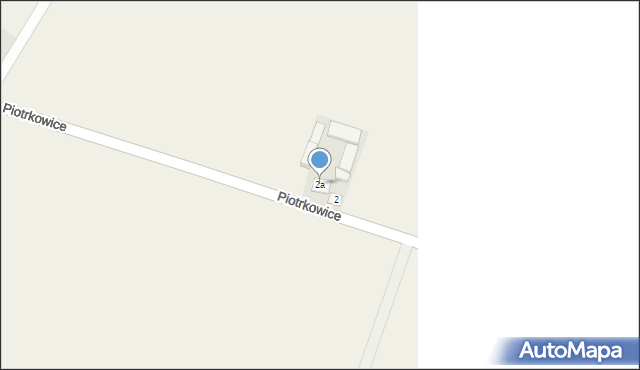 Piotrkowice, Piotrkowice, 2a, mapa Piotrkowice