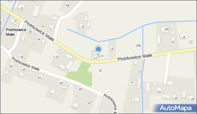 Piotrkowice Małe, Piotrkowice Małe, 12, mapa Piotrkowice Małe