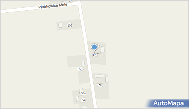 Piotrkowice Małe, Piotrkowice Małe, 57, mapa Piotrkowice Małe