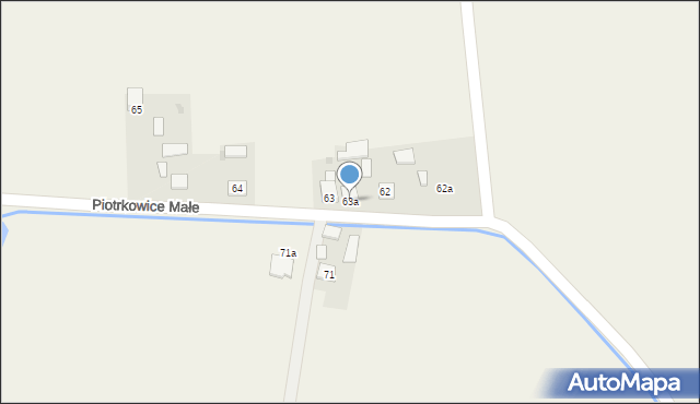 Piotrkowice Małe, Piotrkowice Małe, 63a, mapa Piotrkowice Małe