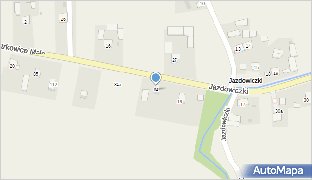 Piotrkowice Małe, Piotrkowice Małe, 84, mapa Piotrkowice Małe