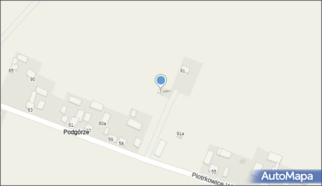 Piotrkowice Wielkie, Piotrkowice Wielkie, 58a, mapa Piotrkowice Wielkie