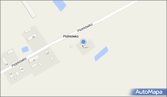 Piotrkówko, Piotrkówko, 9A, mapa Piotrkówko