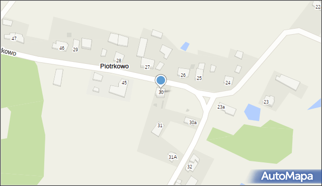 Piotrkowo, Piotrkowo, 30, mapa Piotrkowo