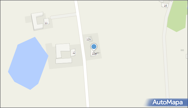 Piotrkowo, Piotrkowo, 12a, mapa Piotrkowo