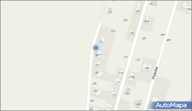Piotrów, Piotrów, 198, mapa Piotrów
