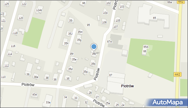 Piotrów, Piotrów, 35c, mapa Piotrów