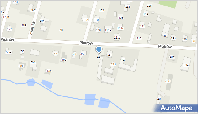 Piotrów, Piotrów, 44, mapa Piotrów