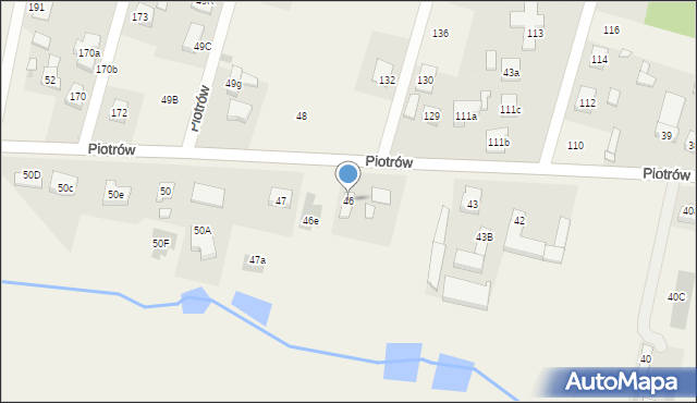Piotrów, Piotrów, 46, mapa Piotrów