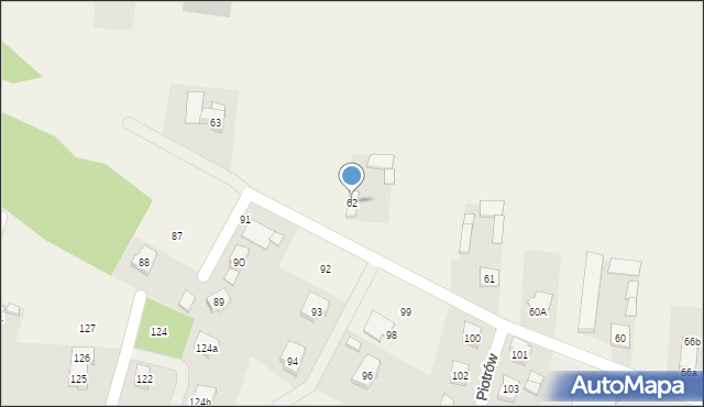 Piotrów, Piotrów, 62, mapa Piotrów