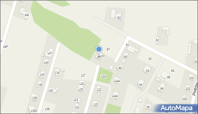 Piotrów, Piotrów, 88, mapa Piotrów