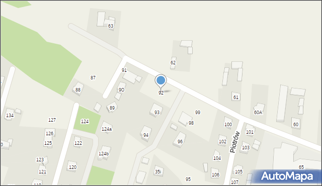 Piotrów, Piotrów, 92, mapa Piotrów