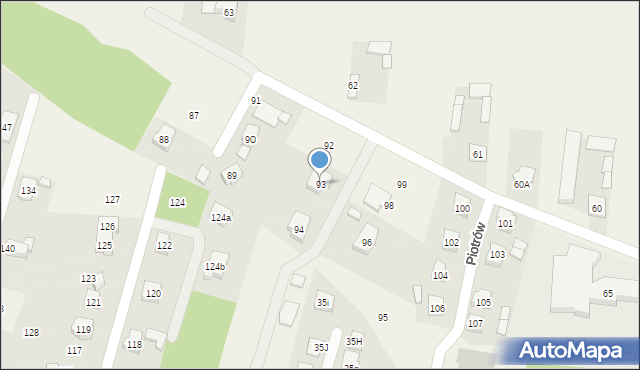 Piotrów, Piotrów, 93, mapa Piotrów