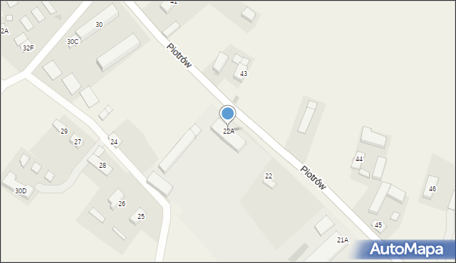Piotrów, Piotrów, 22A, mapa Piotrów