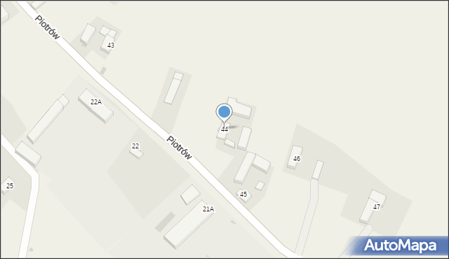 Piotrów, Piotrów, 44, mapa Piotrów