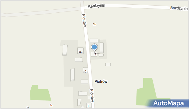 Piotrów, Piotrów, 3c, mapa Piotrów