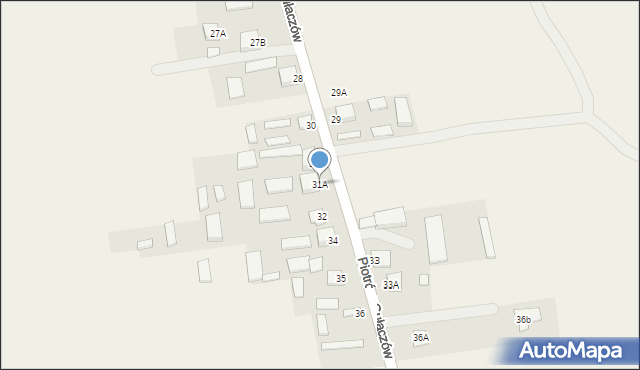 Piotrów-Gułaczów, Piotrów-Gułaczów, 31A, mapa Piotrów-Gułaczów