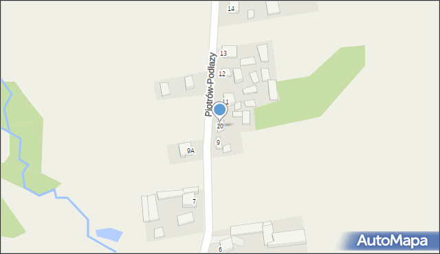 Piotrów-Podłazy, Piotrów-Podłazy, 10, mapa Piotrów-Podłazy