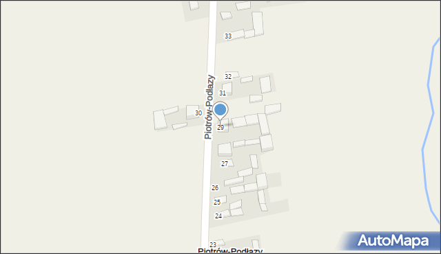 Piotrów-Podłazy, Piotrów-Podłazy, 29, mapa Piotrów-Podłazy