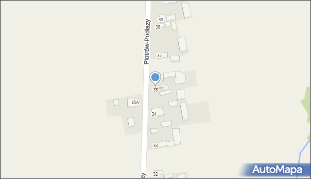 Piotrów-Podłazy, Piotrów-Podłazy, 35, mapa Piotrów-Podłazy