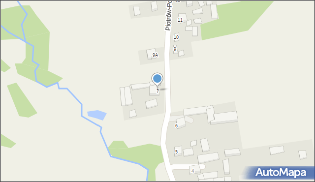 Piotrów-Podłazy, Piotrów-Podłazy, 7, mapa Piotrów-Podłazy