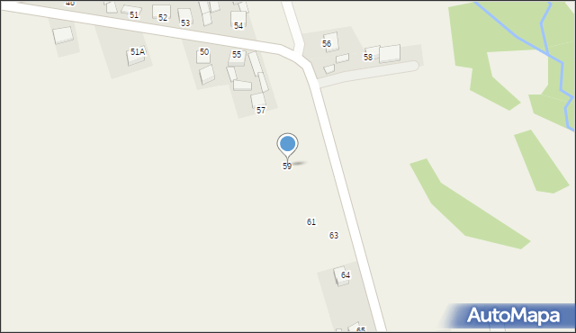 Piotrów-Porębiska, Piotrów-Porębiska, 59, mapa Piotrów-Porębiska