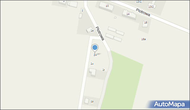 Piotrowa, Piotrowa, 1w, mapa Piotrowa