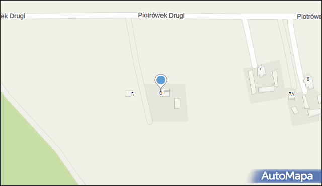 Piotrówek Drugi, Piotrówek Drugi, 6, mapa Piotrówek Drugi