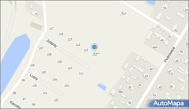 Piotrowice, Piotrowice, 112, mapa Piotrowice