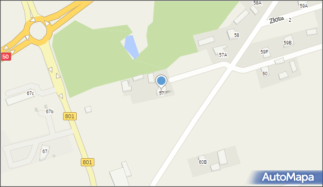 Piotrowice, Piotrowice, 57, mapa Piotrowice