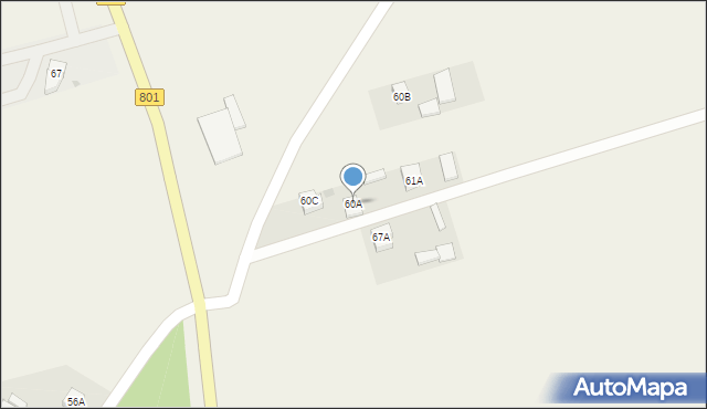 Piotrowice, Piotrowice, 60A, mapa Piotrowice