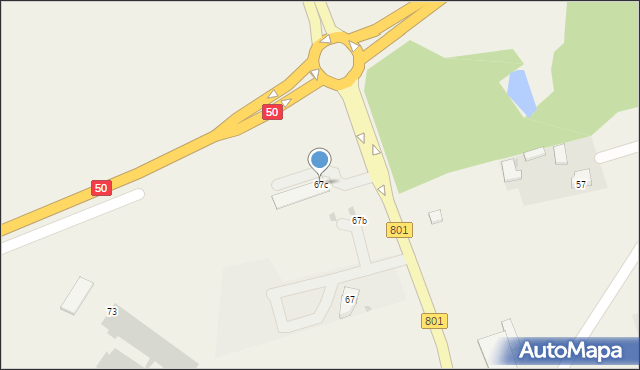 Piotrowice, Piotrowice, 67c, mapa Piotrowice